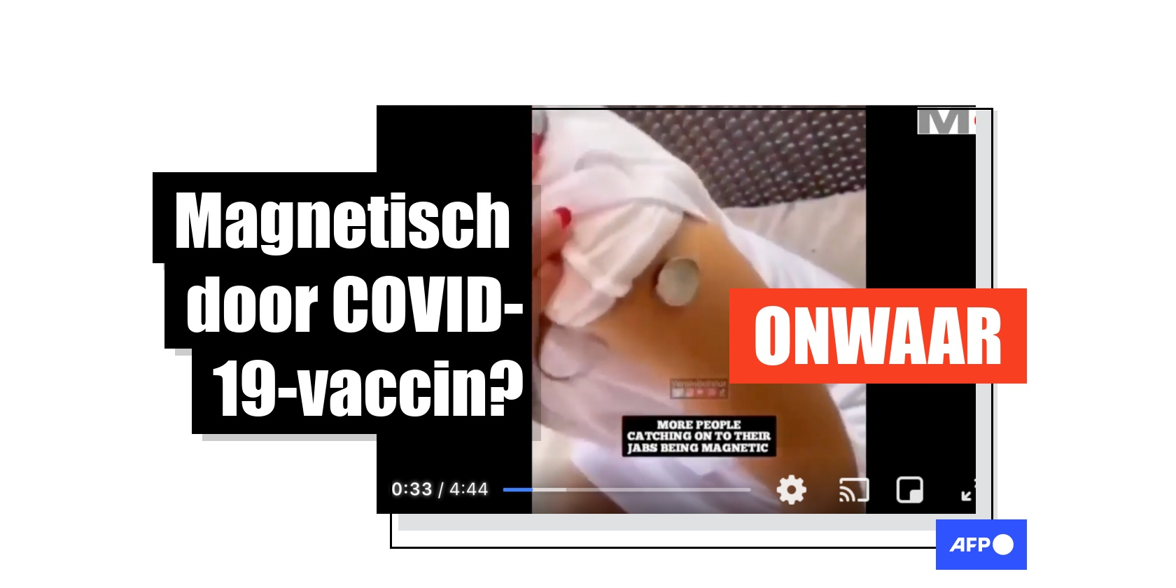 Kaarsen donderdag Eindeloos Nee, coronavaccins zorgen er niet voor dat magneten op je huid blijven  plakken | Factcheck Nederland